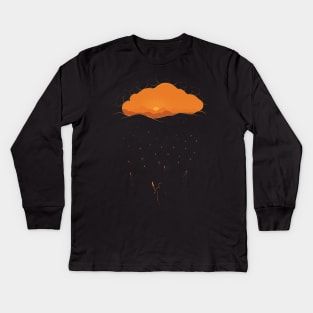 Set Fire to the Rain Kids Long Sleeve T-Shirt